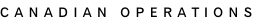 canadian Operations